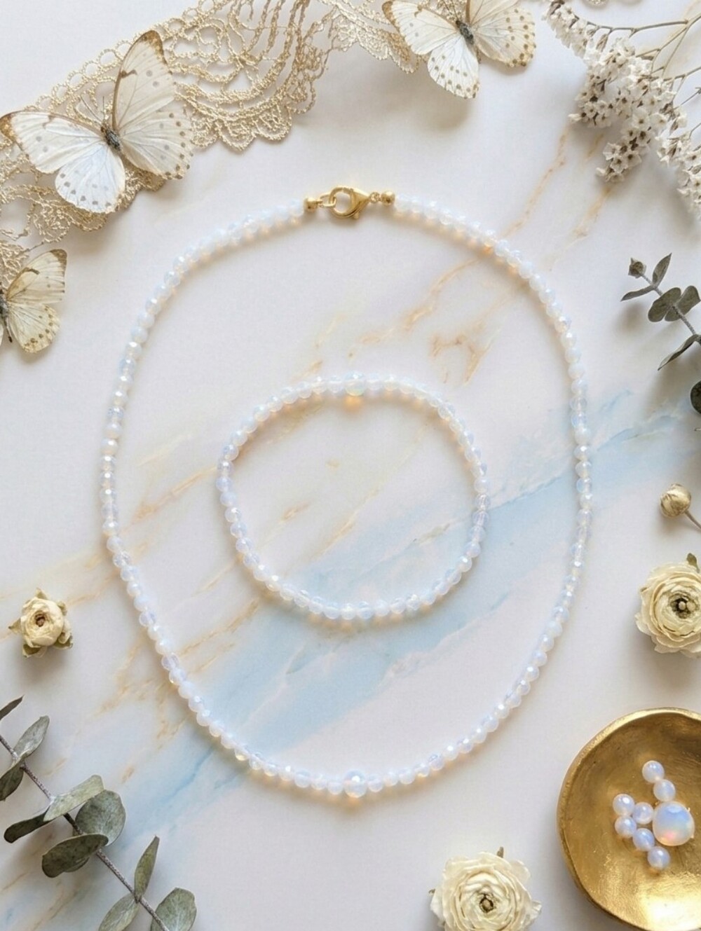 Opalite Necklace/Bracelet Set